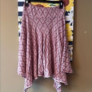 Stylish earthbound Red and White Women's Gaucho Pants S